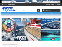 Tablet Screenshot of marinelights.eu